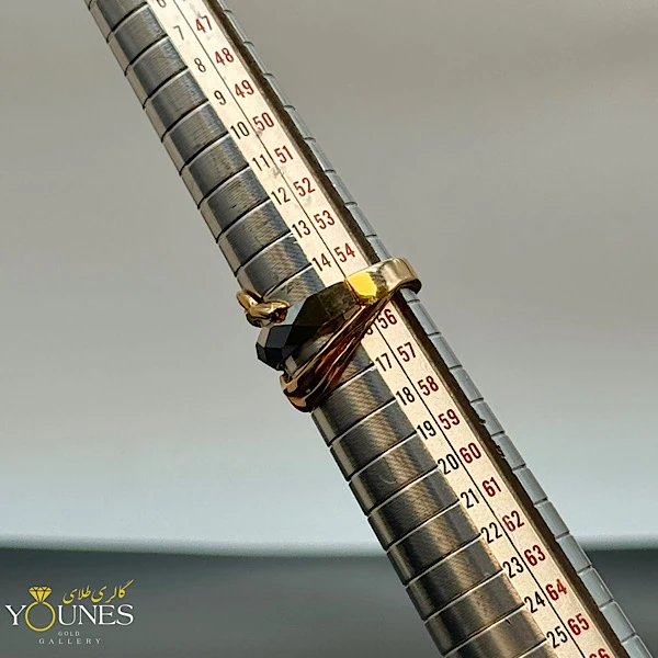 انگشتر تراش موج طلا